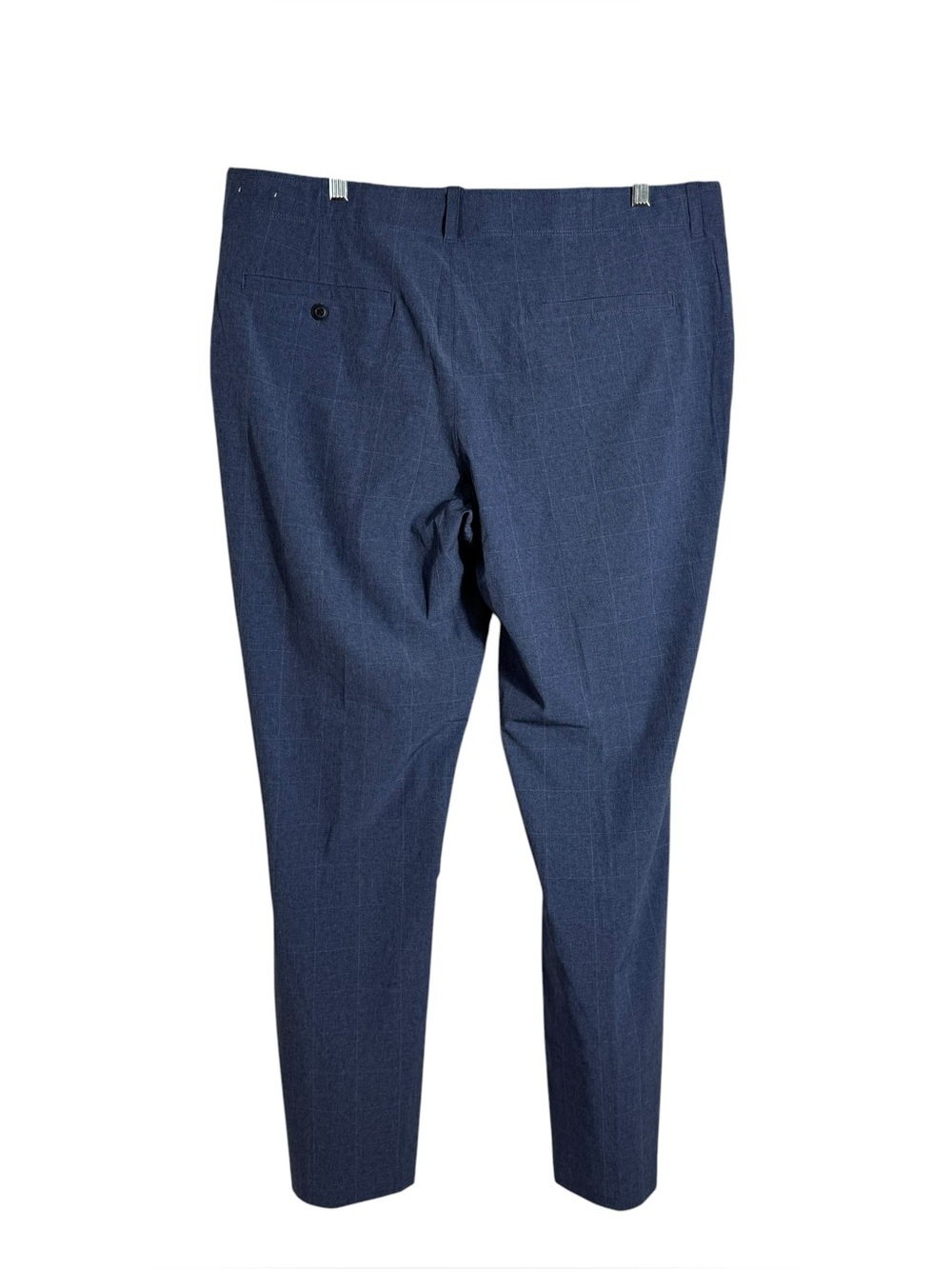NWT PGA Tour Golf Pants Men’s Size 36 Navy Windowpane Stretch UPF 50 - Picture 2 of 10